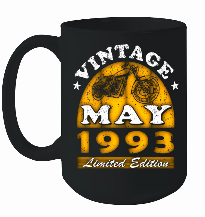 Motorcyclist Motorcycle Biker Born May 1993 Ceramic Mug
