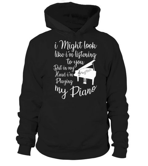 I Might Look Like Im Listening to You Music Hoodie Unisex