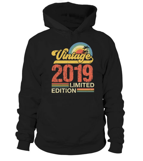 Retro Vintage 2019 Limited Edition Hoodie Unisex