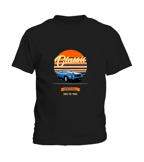 American Classic Muscle V8 Car Kids T-Shirt