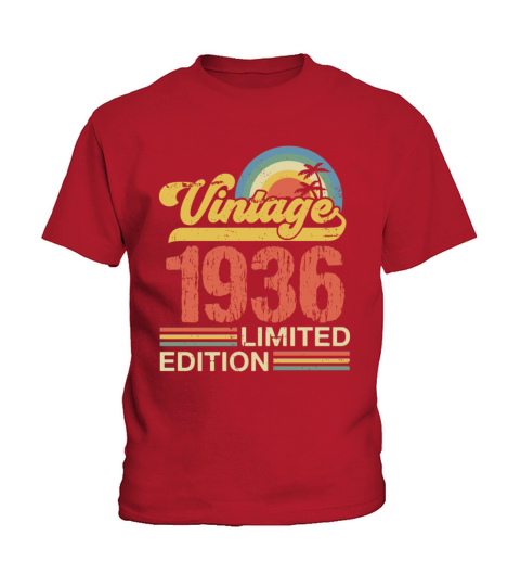 Retro Vintage 1936 Limited Edition Kids T-Shirt