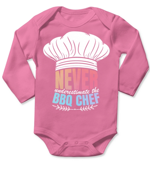 Motivational Cooking Pleasant BBQ Quote Long Sleeve Baby One-Piece