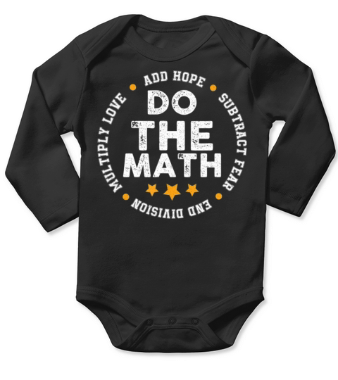 Positive Quote Inspiring Slogan Love Hope Fear Do Long Sleeve Baby One-Piece