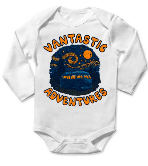 Vantastic Adventures Long Sleeve Baby One-Piece