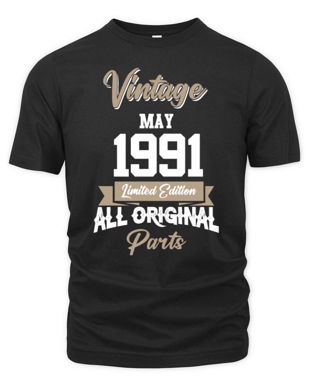 May 1991 Vintage Birthday Present Organic Unisex T-shirt