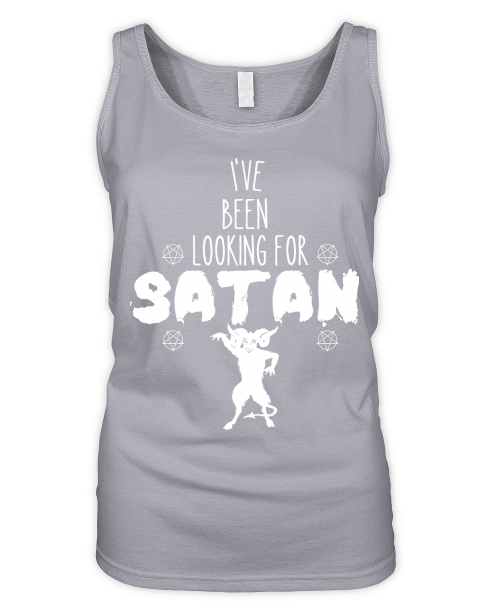 Funny Satan Saying Devil Metal Festival Organic Women's Tank Top