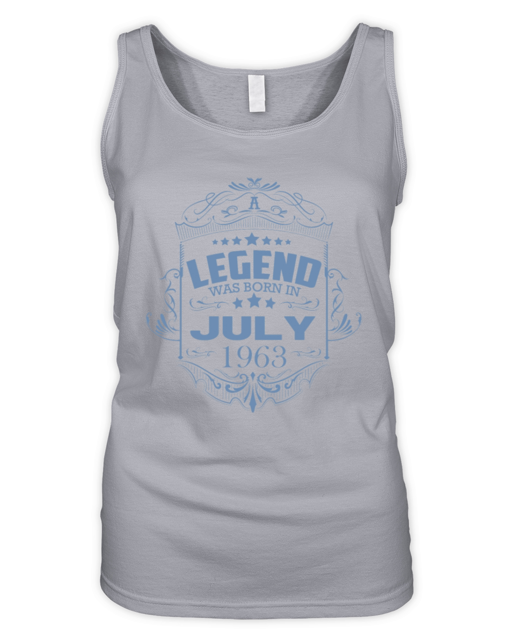 July 1963 Birthday Vintage Sayings Organic Women's Tank Top