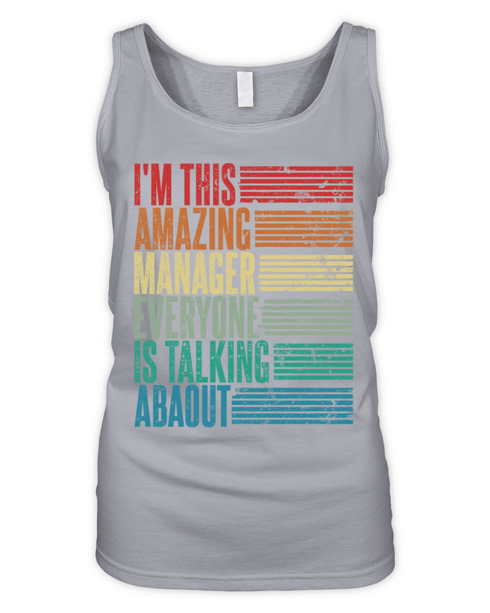 Vintage Manager Profession Gift Retro Organic Women's Tank Top
