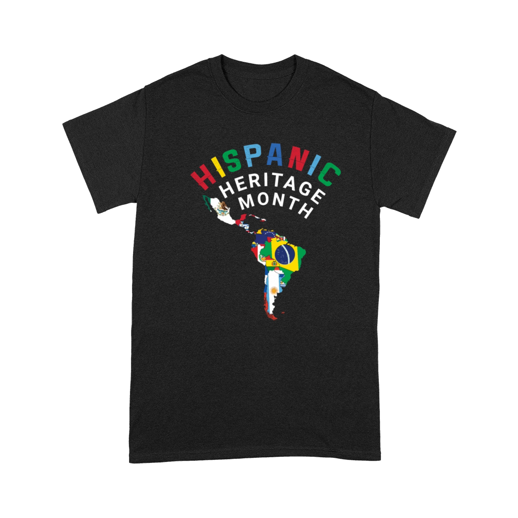 Map Celebrate National Hispanic Heritage Premium T-shirt