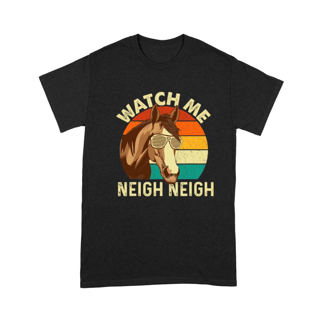 Watch Me Neigh Neigh Retro Vintage Horse Lover Premium T-shirt