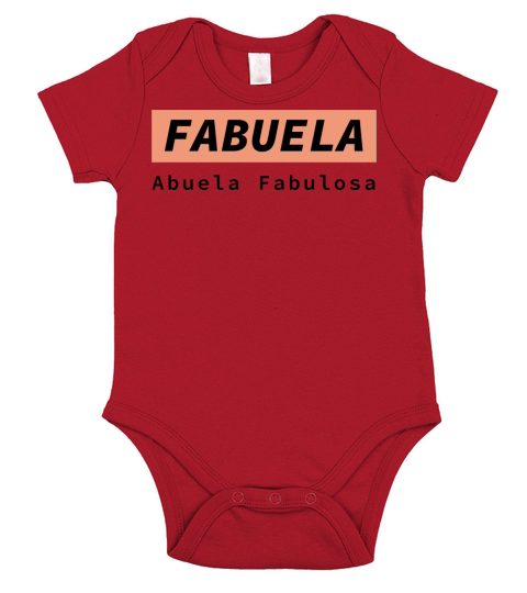 Fabuela Abuela Fabulosa Short Sleeve Baby One-Piece
