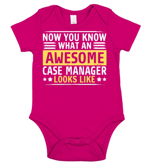 Funny Case Manager Short Sleeve Baby One-Piece