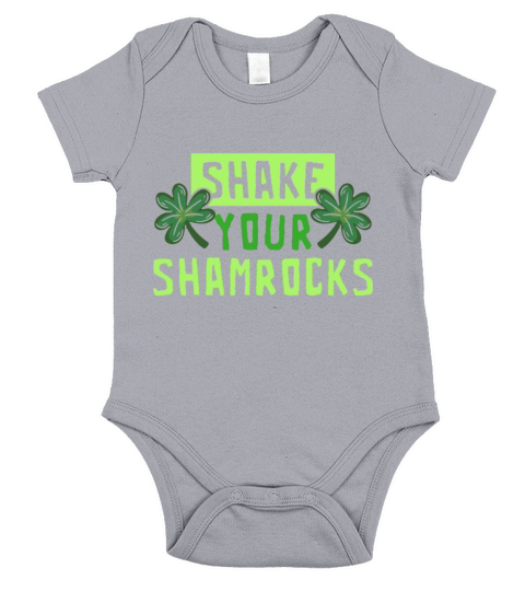 Funny Irish Saint Patricks Day Shake Your Short Sleeve Baby One-Piece