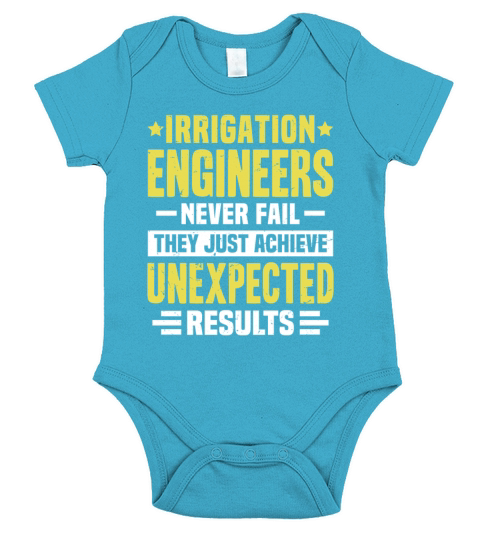 Irrigation Engineer Engineering Funny Design Never Short Sleeve Baby One-Piece