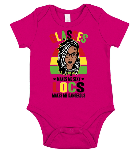 Its the Locs For Me - Afro Hair Black American Short Sleeve Baby One-Piece