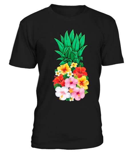Hawaiian Pineapple Flower Aloha Vintage Hawaii T-Shirt Unisex