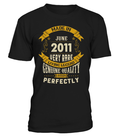 June 2011 Vintage Birthday Present T-Shirt Unisex