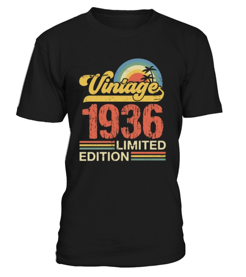Retro Vintage 1936 Limited Edition T-Shirt Unisex