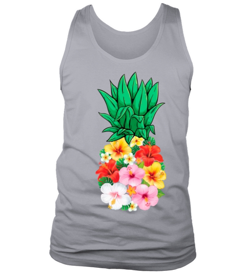 Hawaiian Pineapple Flower Aloha Vintage Hawaii Tank Top Unisex