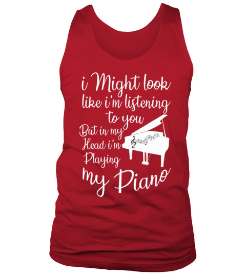 I Might Look Like Im Listening to You Music Tank Top Unisex
