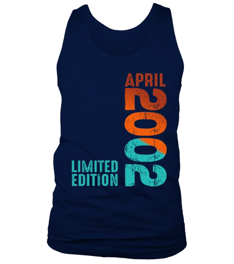 Since April 2002 Year 2002 Retro Vintage 2002 Tank Top Unisex