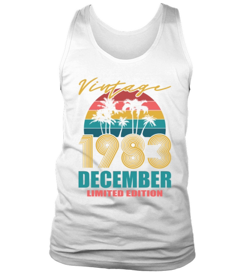 Vintage December 1983 Limited Edition Tank Top Unisex