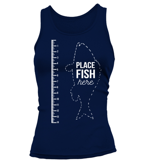 Fishing Ruler Fisherman Vintage Fly Fishing Retro Tank top Woman