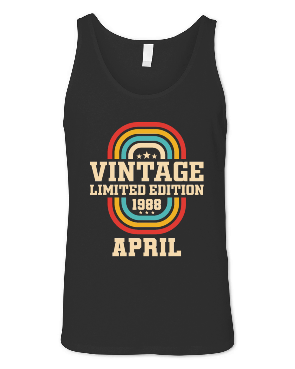 35th birthday April vintage 1988 vintage Unisex Jersey Tank