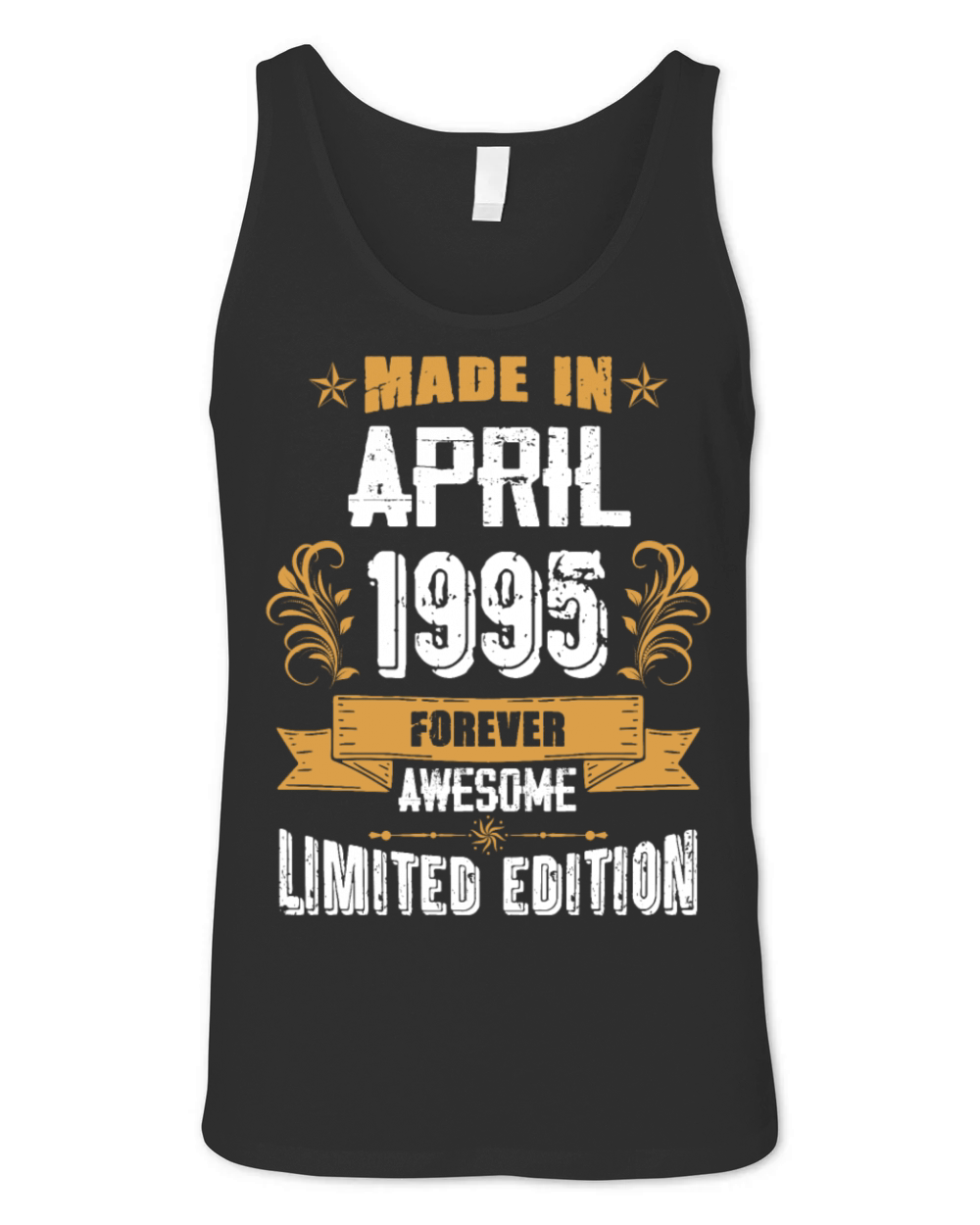 April 1995 Vintage Birthday Present Unisex Jersey Tank
