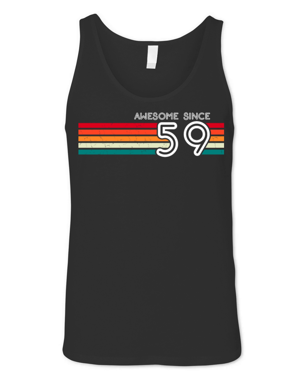 Awesome Since 1959 64th Birthday Gifts 64 Years Unisex Jersey Tank