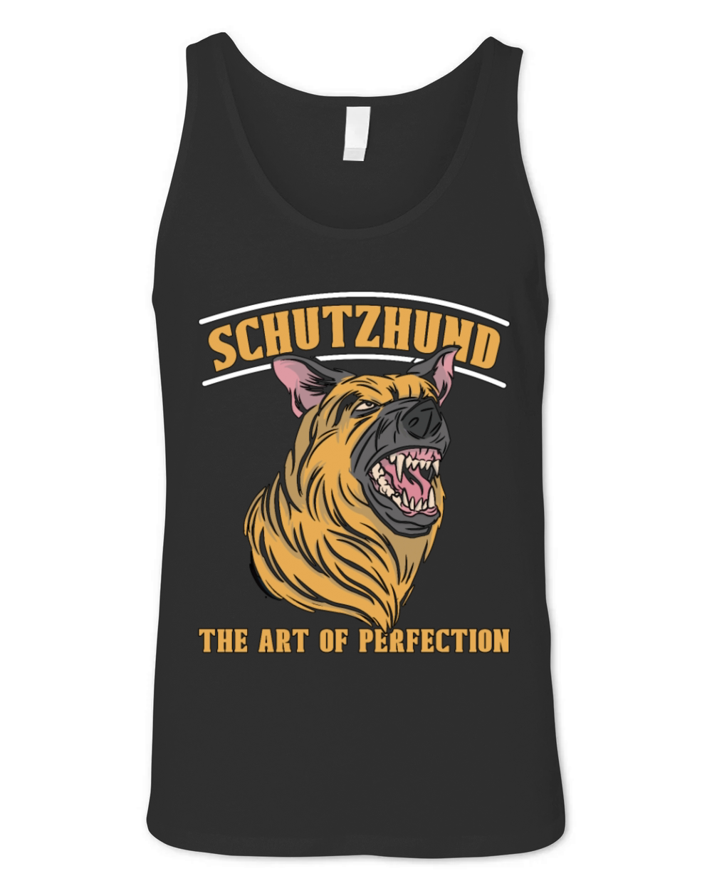 German Shepherd Schutzhund The Art Of Loves Canine Unisex Jersey Tank
