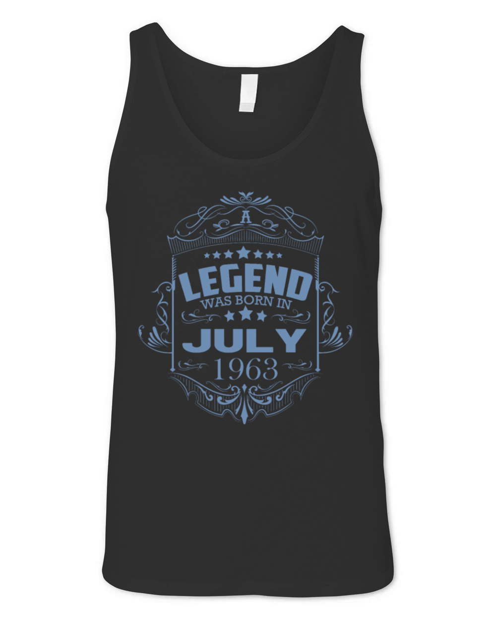 July 1963 Birthday Vintage Sayings Unisex Jersey Tank