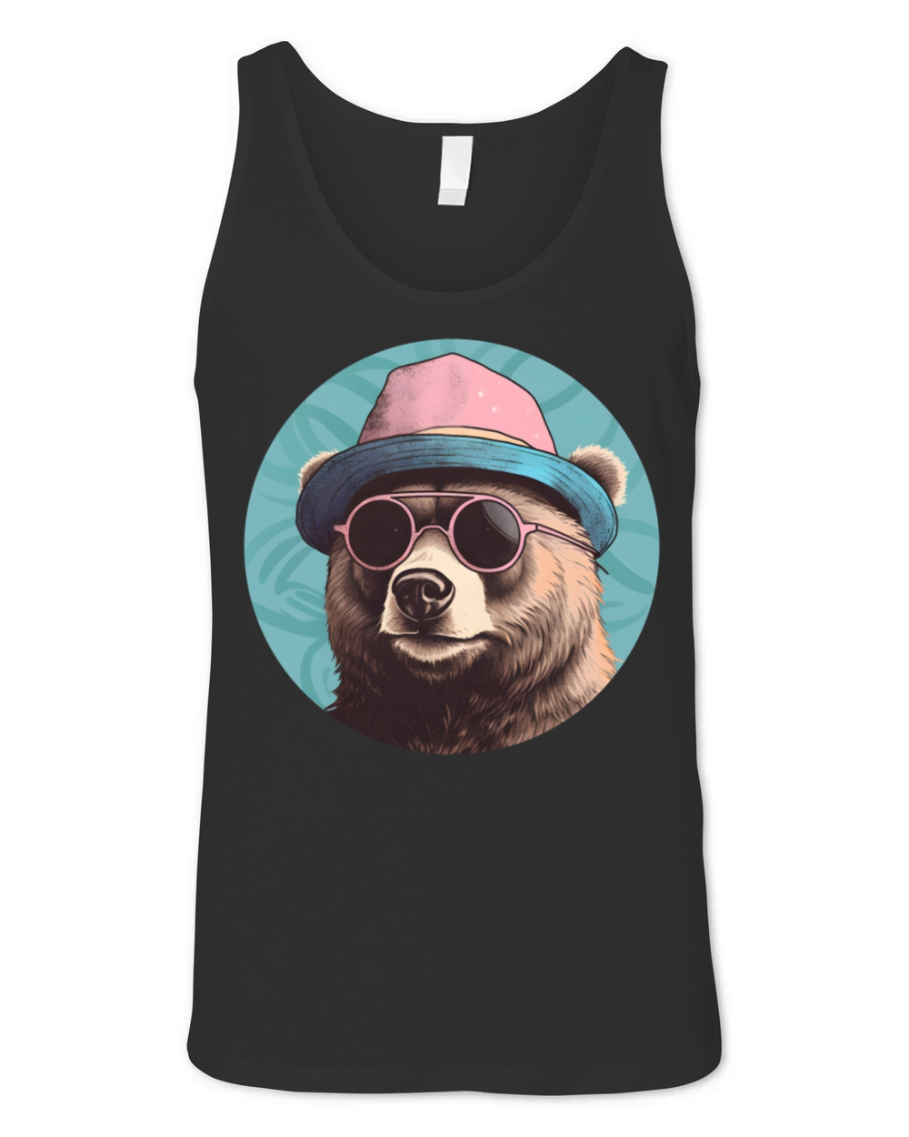 Retro Style 80s 90s Vintage Bear Lovers Unisex Jersey Tank
