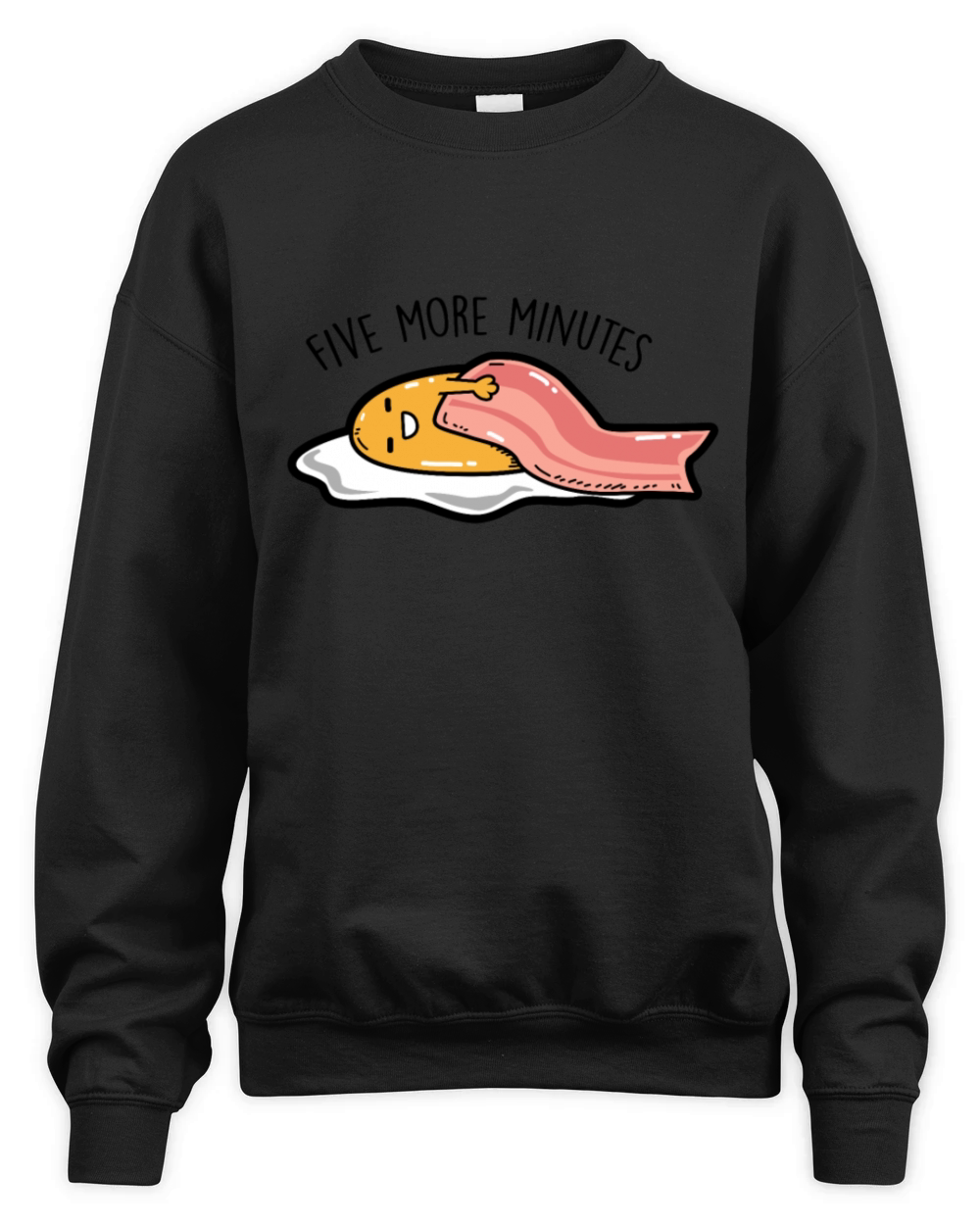 Fried egg - Five more minutes Unisex Premium Crewneck Sweatshirt