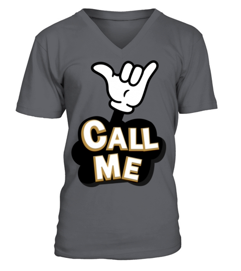 Call Me V-Neck T-shirt