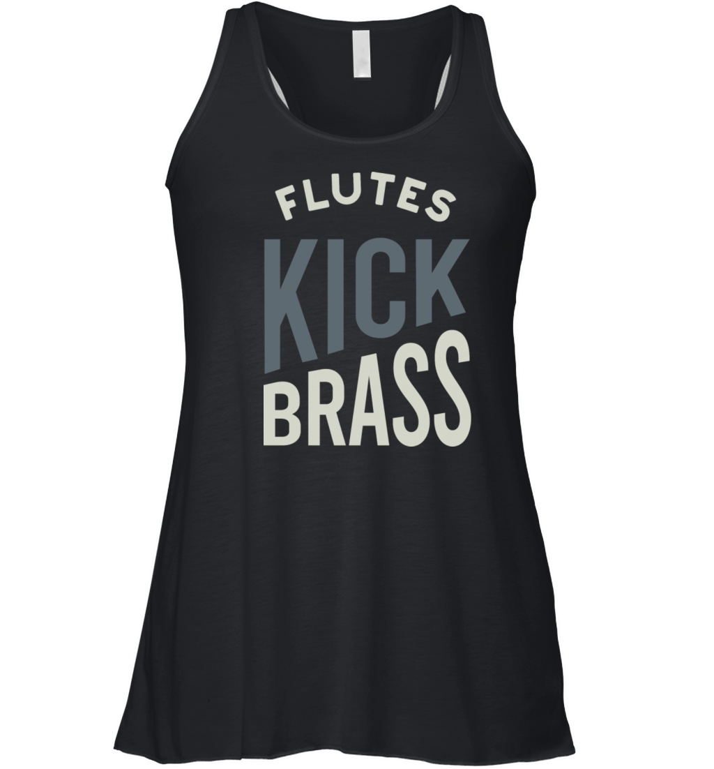 Flute Pun Flutes Kick Brass Women's Flowy Tank Top