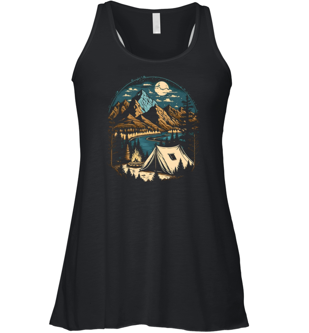 Night Camp Women's Flowy Tank Top