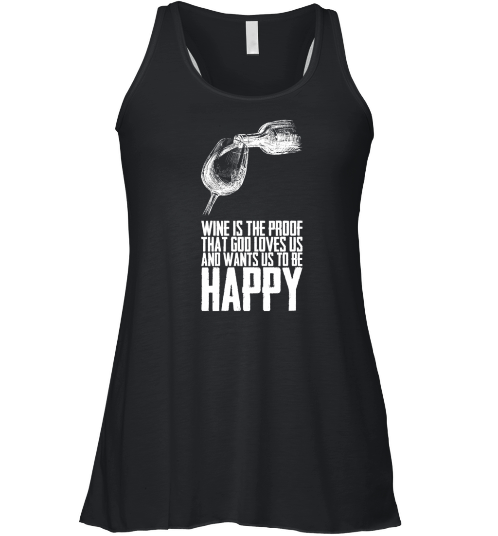Wine drinking Red Wine Gift Women's Flowy Tank Top
