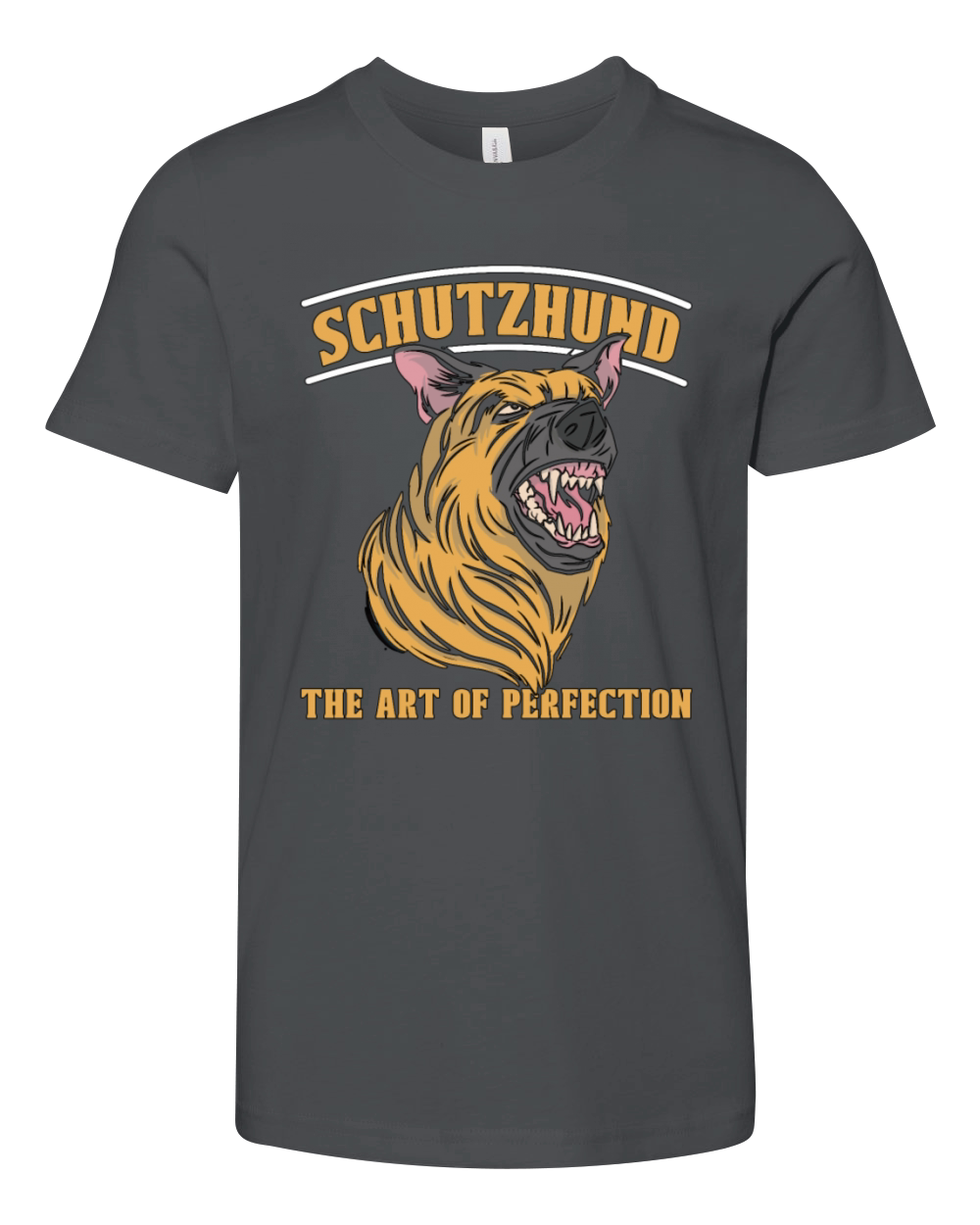 German Shepherd Schutzhund The Art Of Loves Canine Youth Unisex Jersey Tee