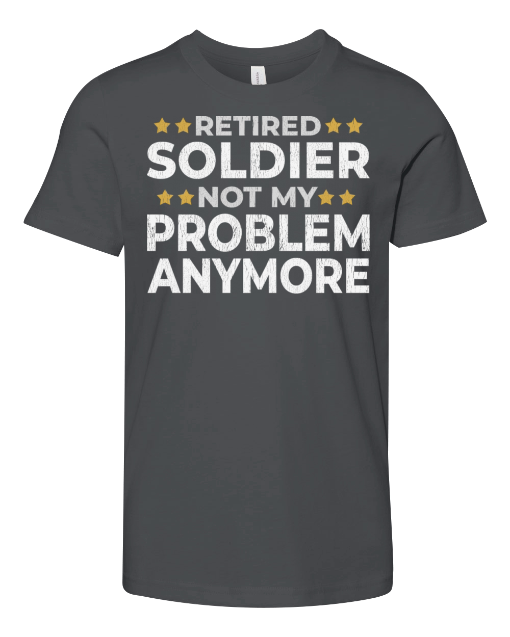 Retired Soldier - Retirement Funny Gift Youth Unisex Jersey Tee