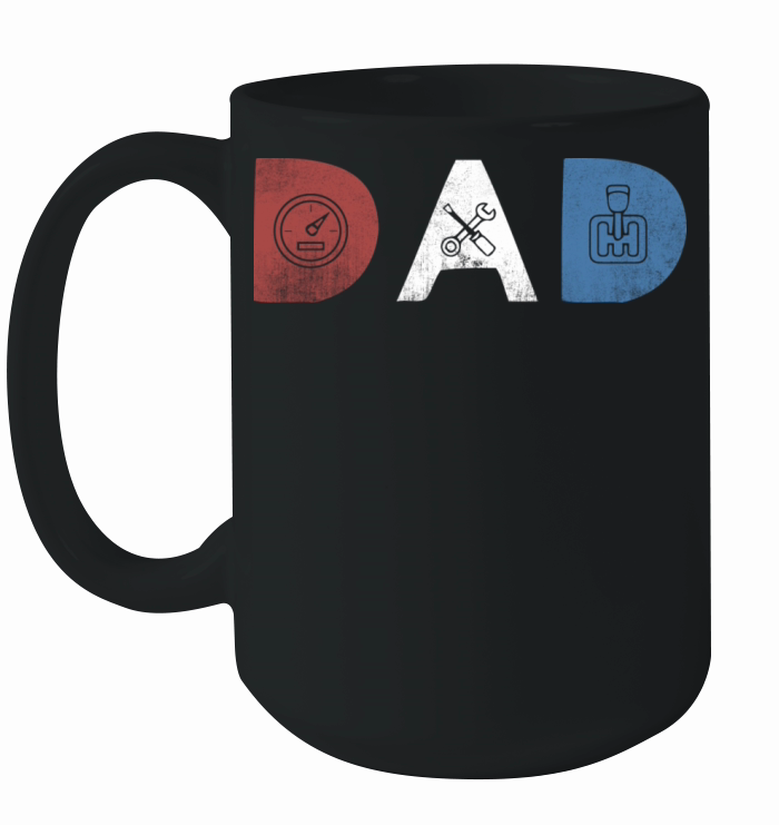 Mechanic Dad Retro Father Perfect For Dads Ceramic Mug