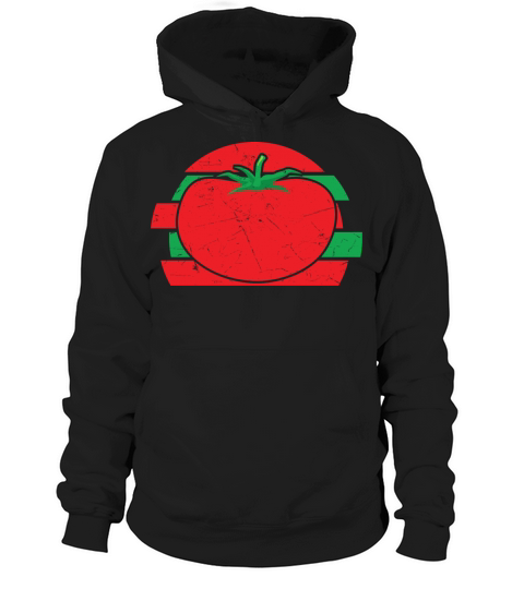 Vintage Tomato Distressed Hoodie Unisex