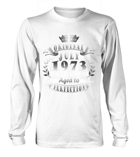 50th birthday vintage July 1973 original 1973 Long sleeved Unisex