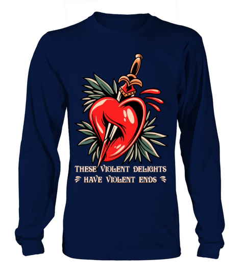 Shakespeare Romeo And Juliet Tattoo Heart Long sleeved Unisex