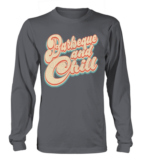 Vintage Classic Barbeque and Chill Patriotic 4th o Long sleeved Unisex