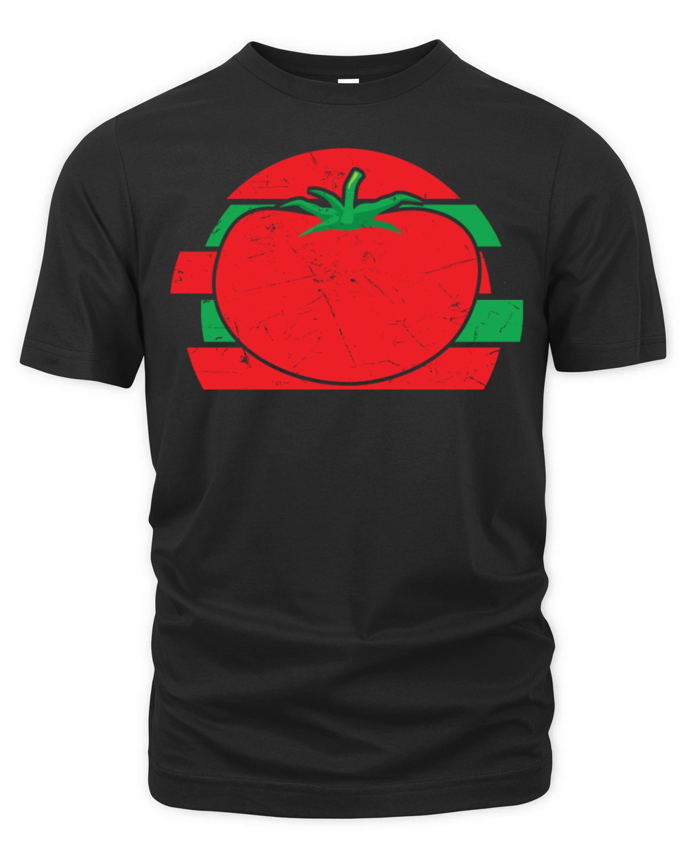 Vintage Tomato Distressed Organic Unisex T-shirt