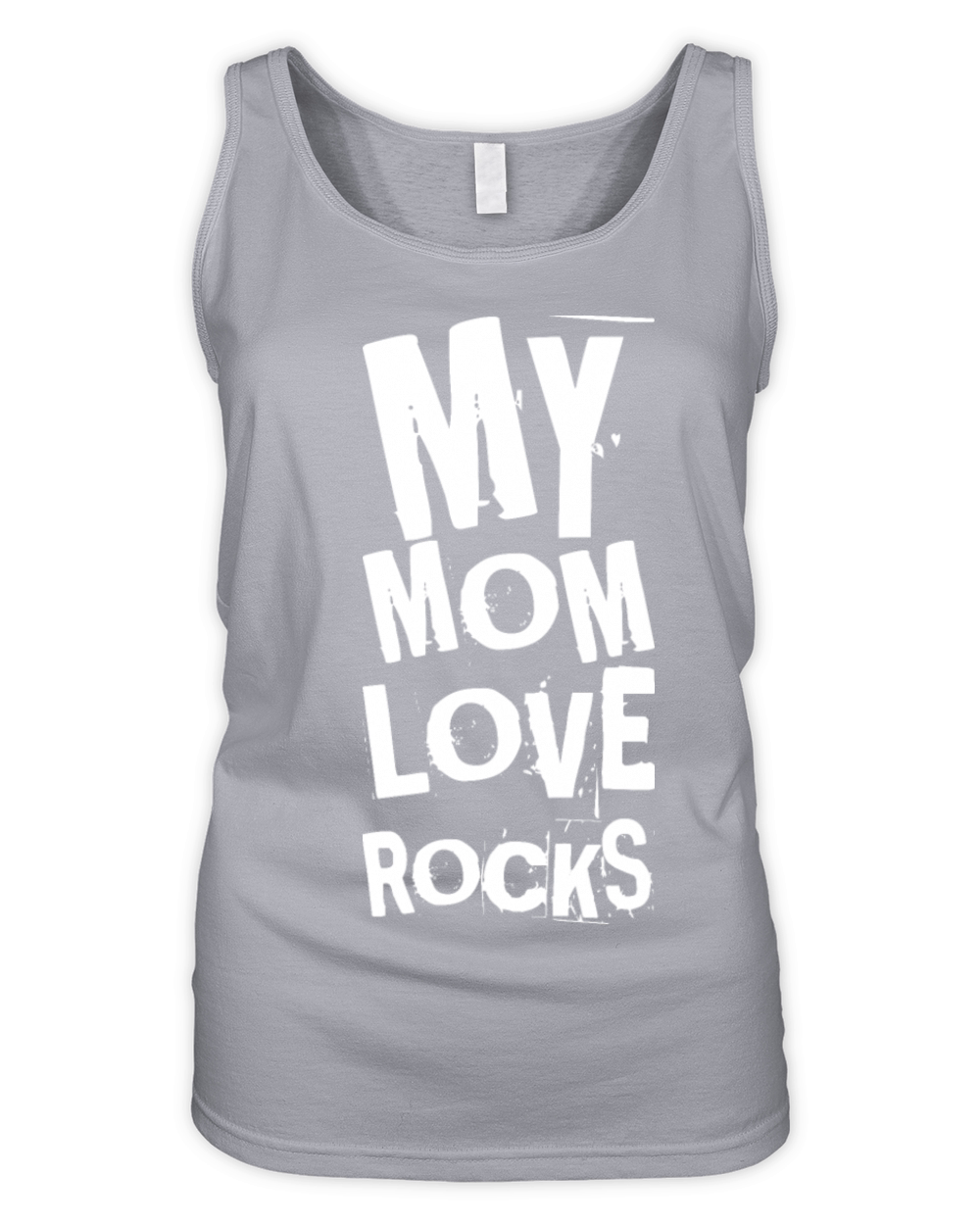 my mom love rocks Organic Women's Tank Top