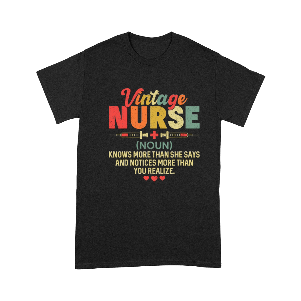 Vintage Nurse Definition Hospital Premium T-shirt