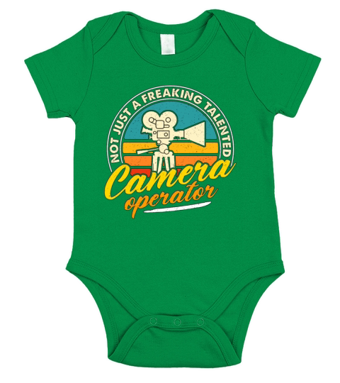 Camera Operator Not Just A Freaking Video Producer Short Sleeve Baby One-Piece
