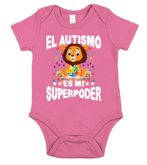 El autismo es mi superpoder Short Sleeve Baby One-Piece